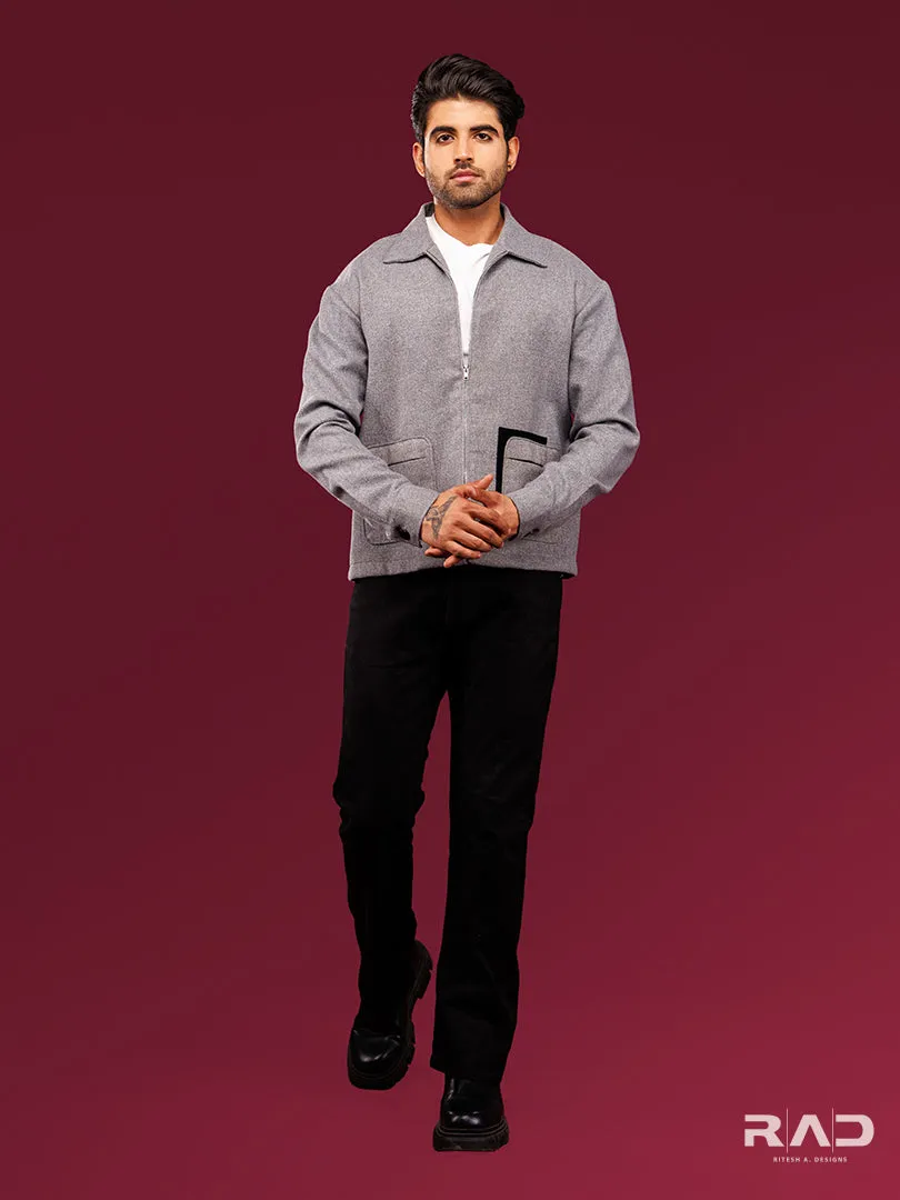 Grey Tweed Jacket