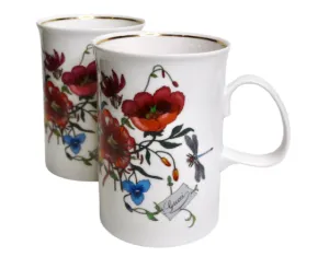 Gucci V Accornero Floral Mugs- Set of 7