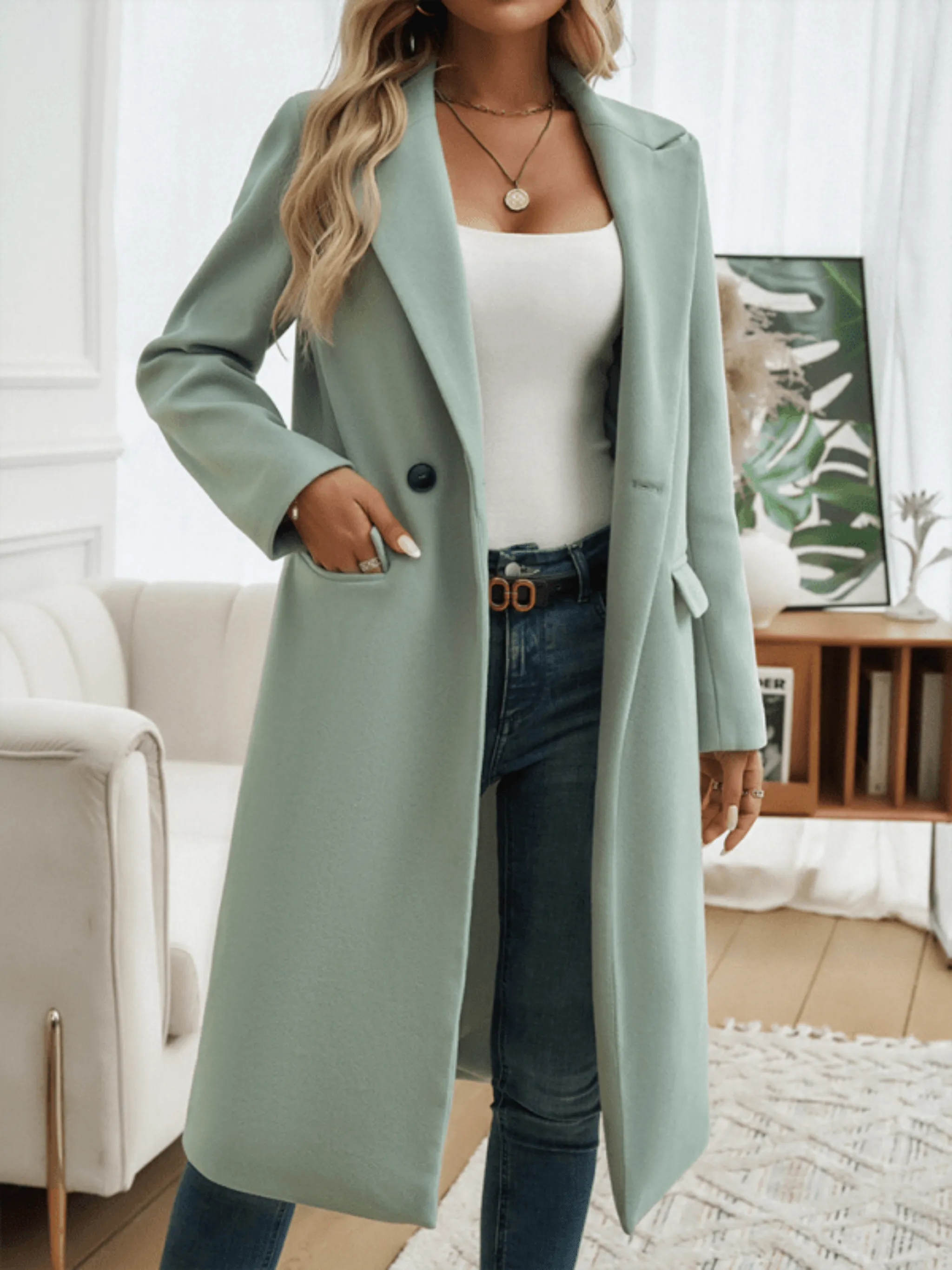 GYPSY GIRL - Long Tweed Style Jacket