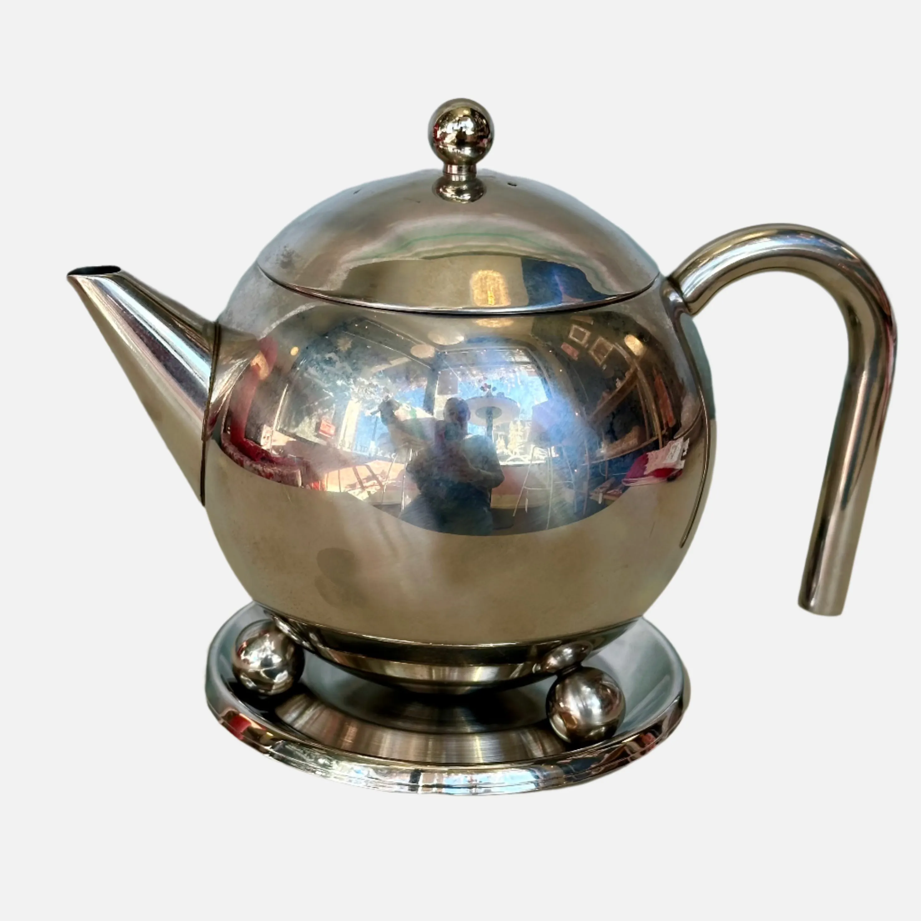 Henley Midcentury Teapot with 2 Saucers
