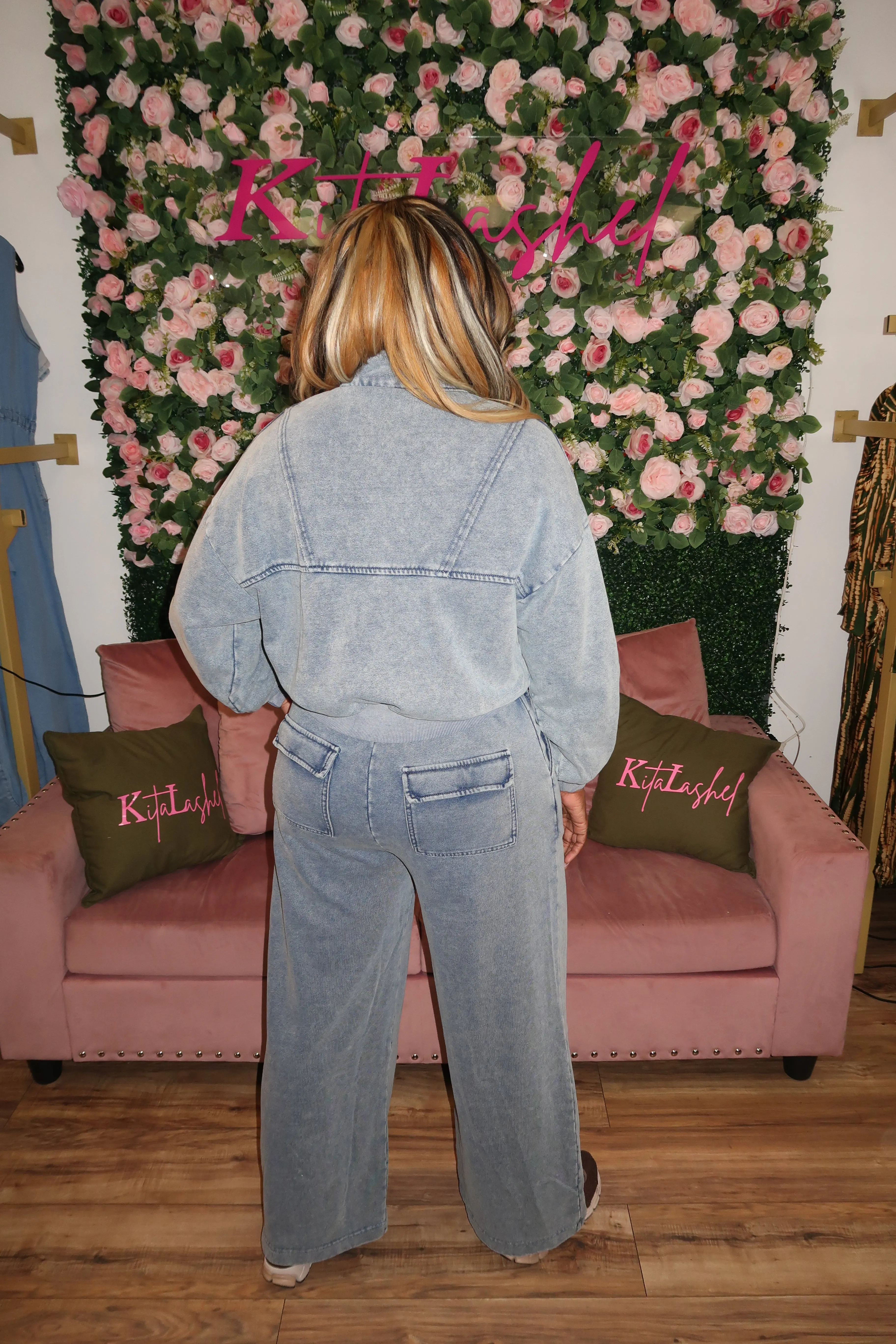 Her Way Washed Cargo Pants