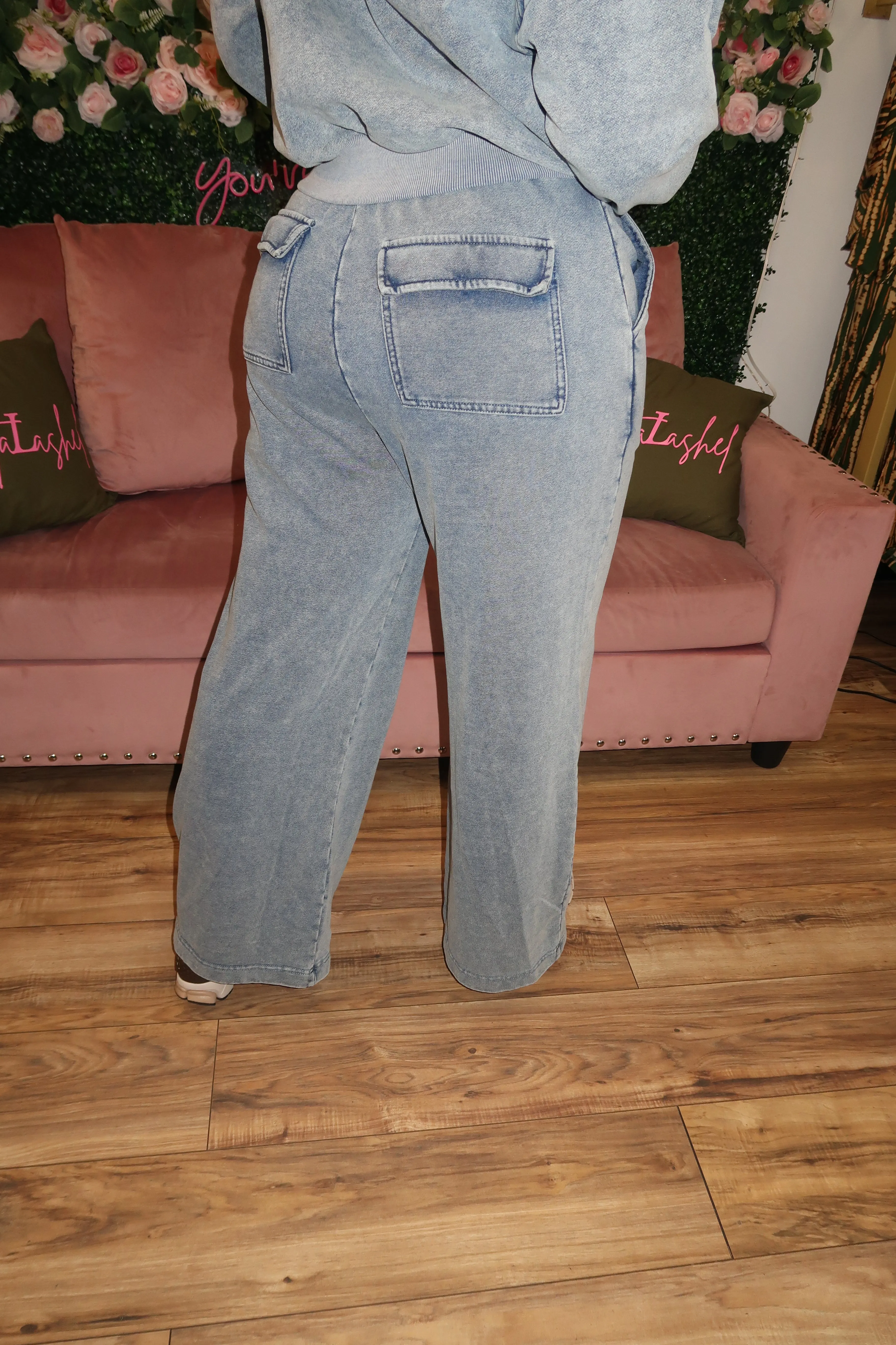 Her Way Washed Cargo Pants