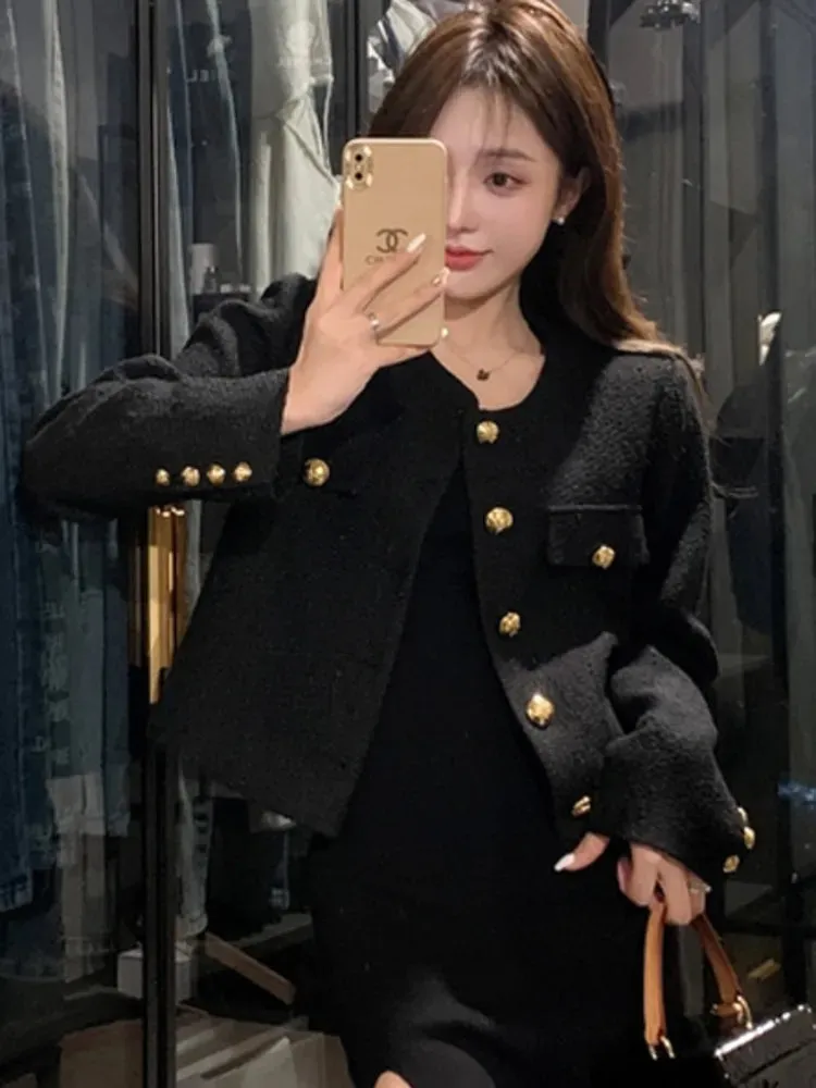 High-Quality Fashion Tweed Jacket Coat for Women