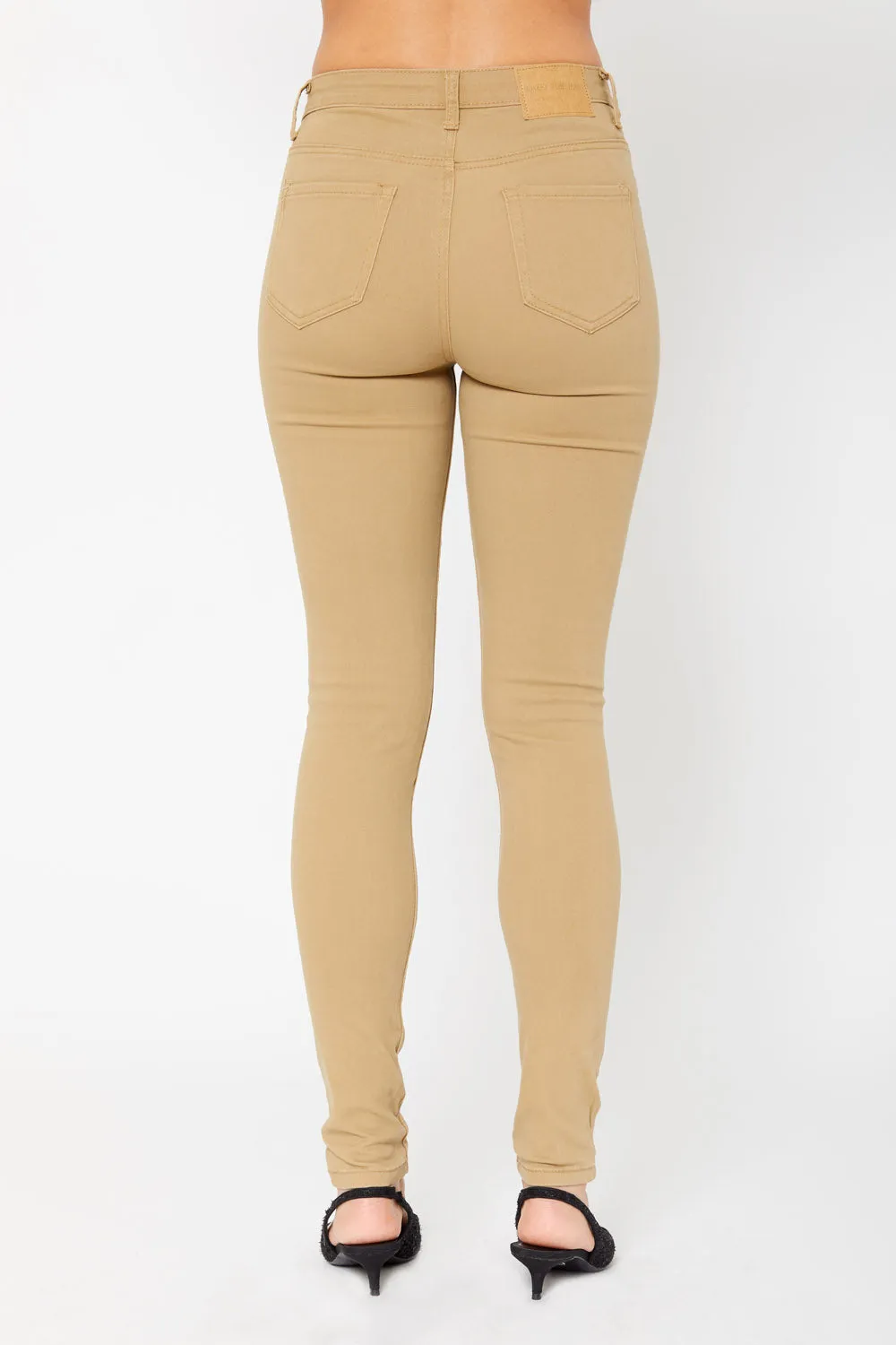 High-rise skinny pants