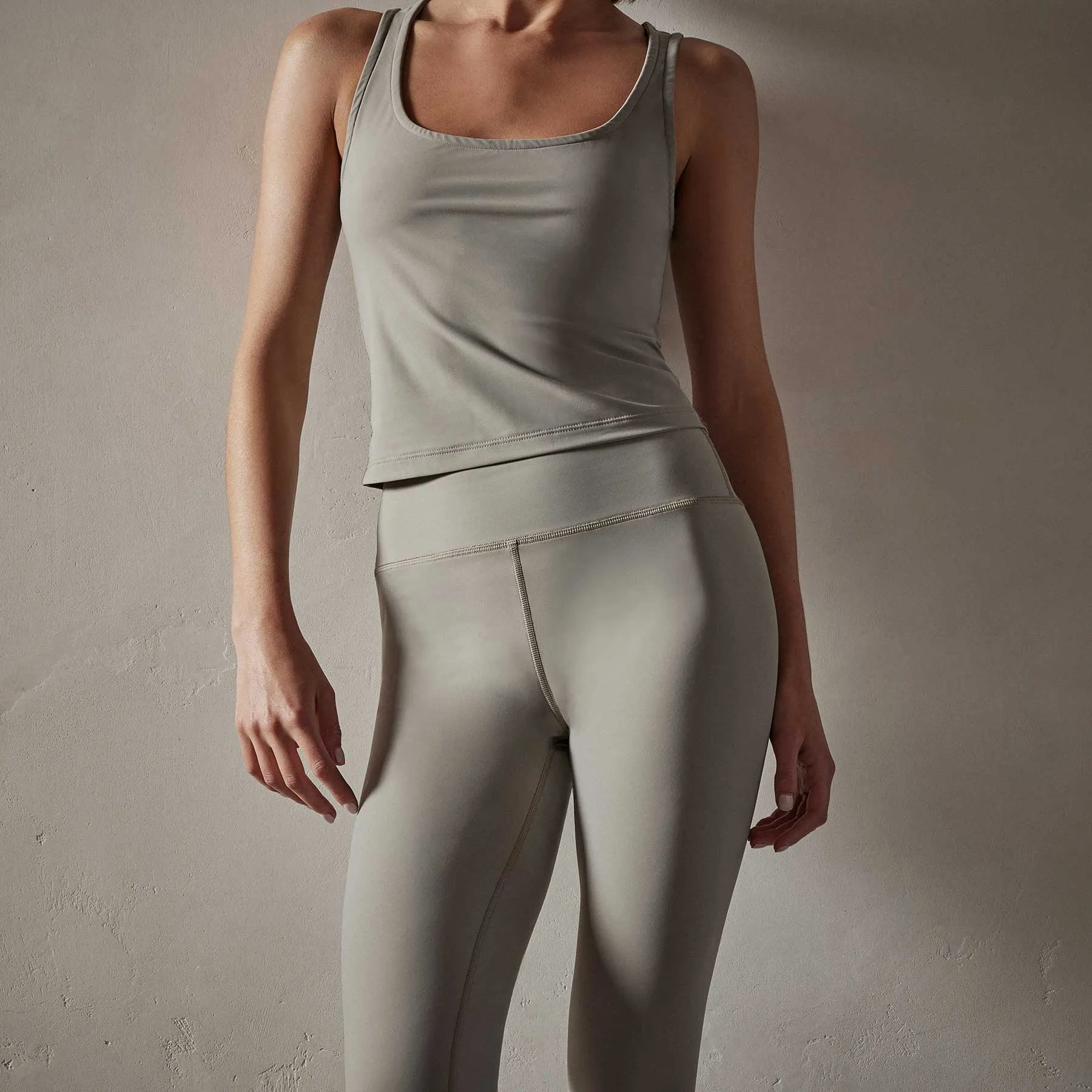 High Rise Yoga Legging - Olympic Grey