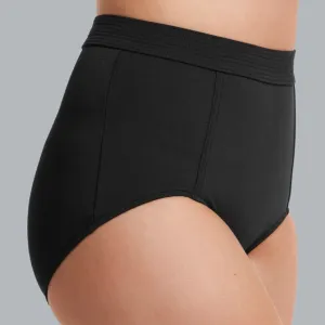 High Waisted Brief - Black