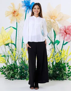 High Waisted Flared Pant