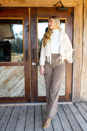 High Waisted Geo-Fun Pants