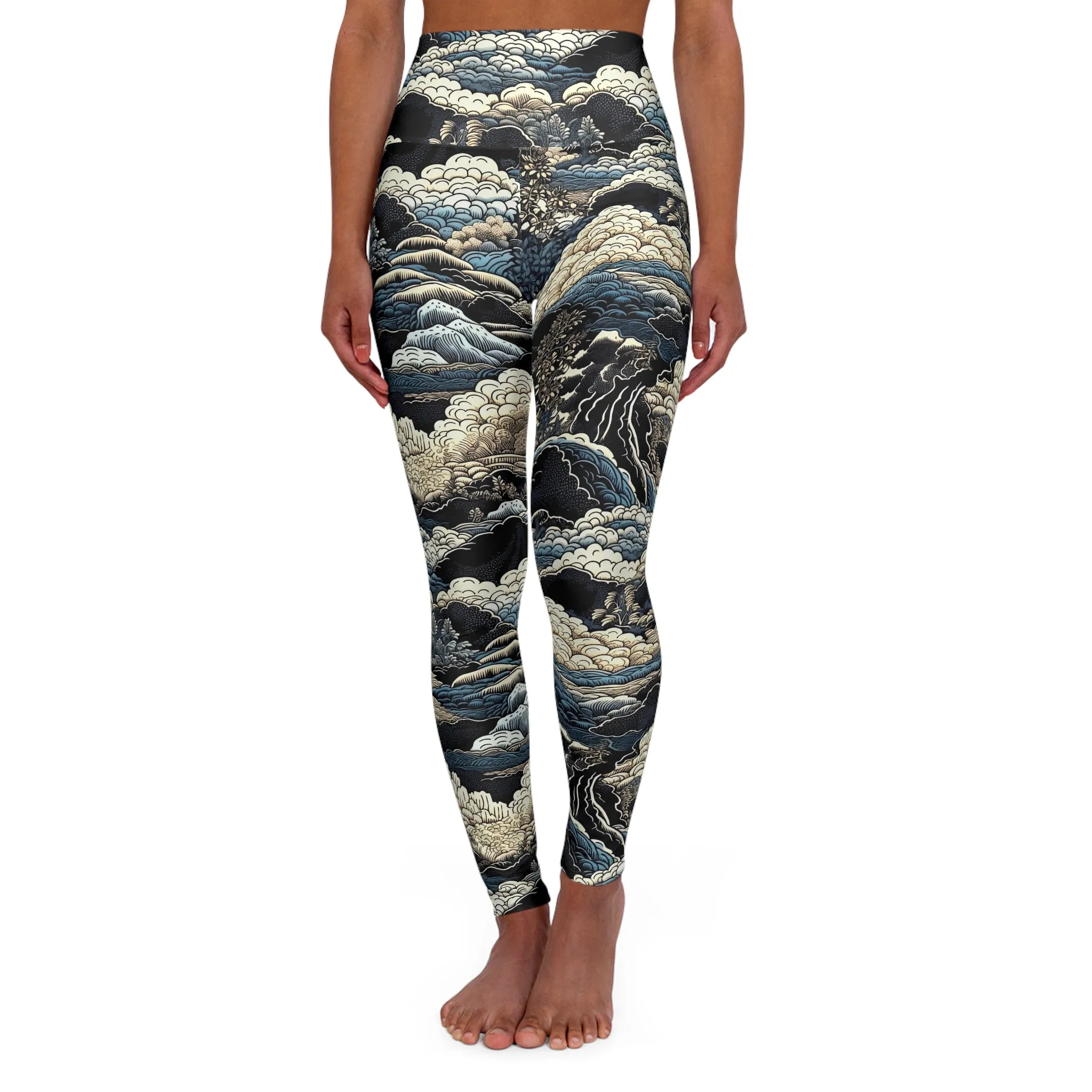High Waisted Leggings - Edo Daydreams