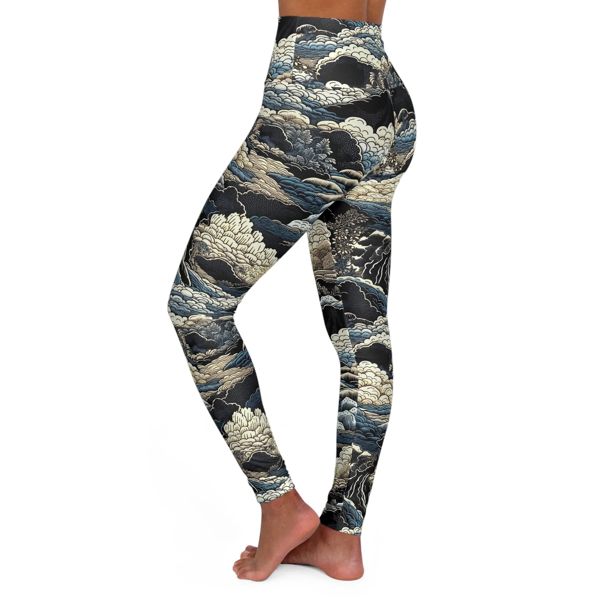 High Waisted Leggings - Edo Daydreams