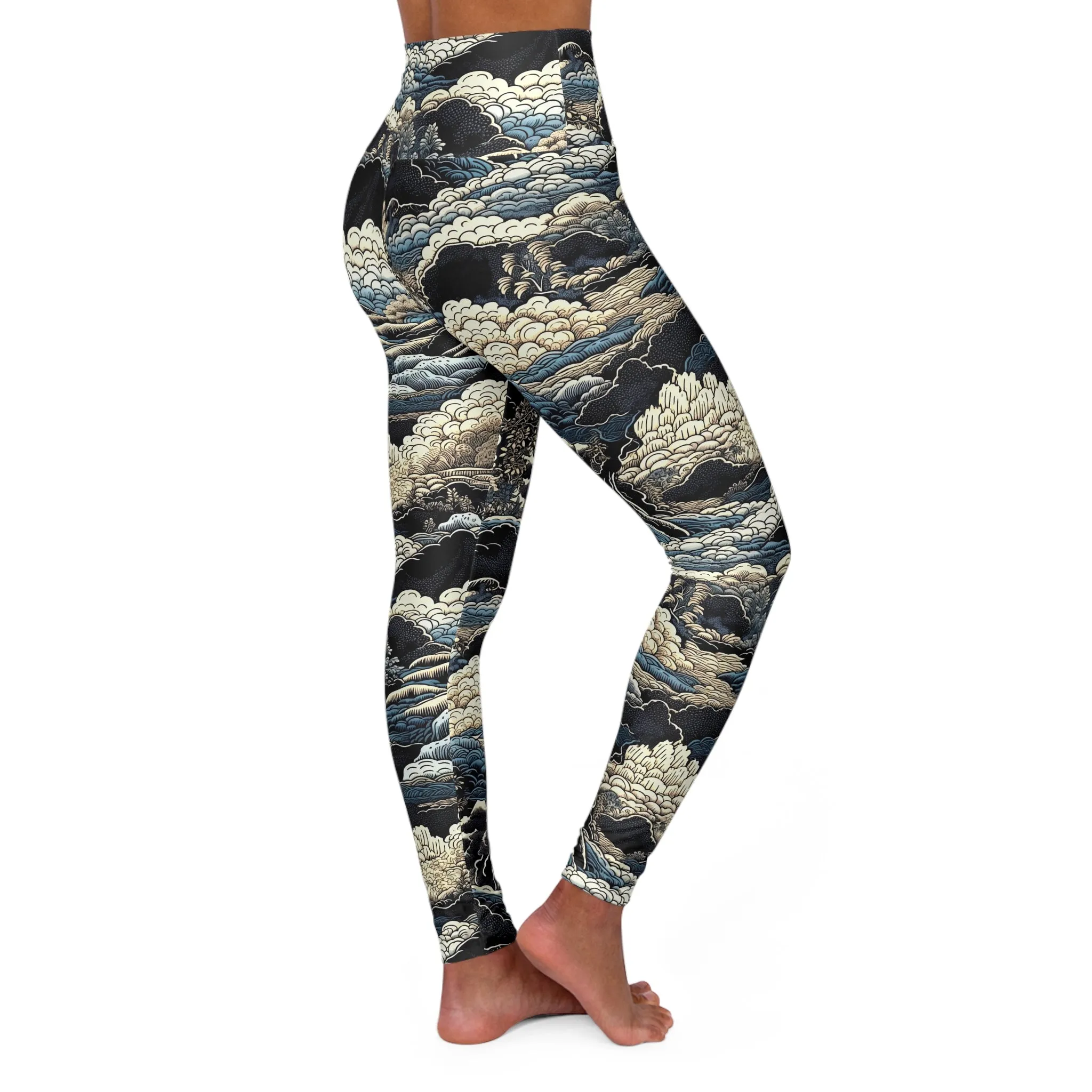 High Waisted Leggings - Edo Daydreams
