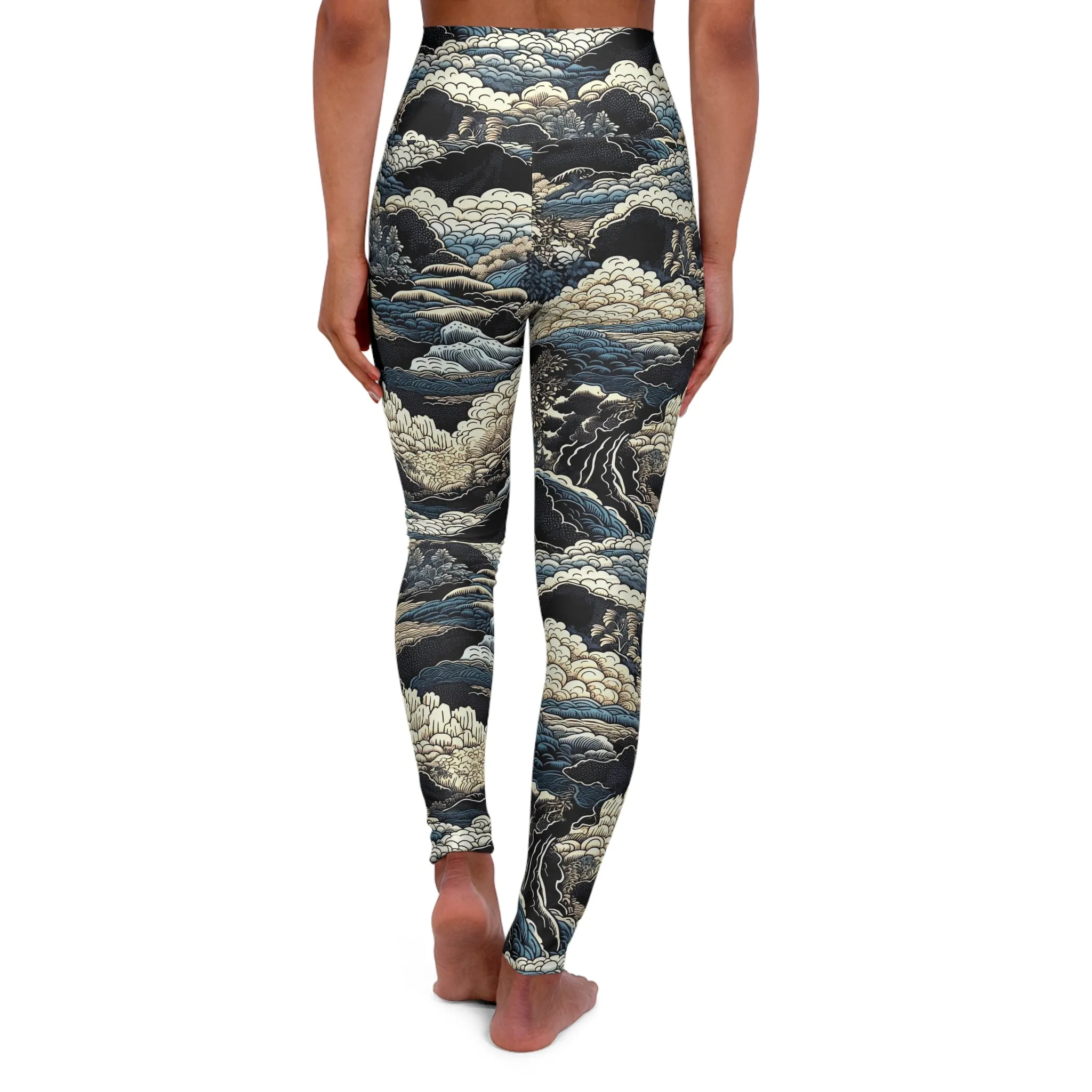 High Waisted Leggings - Edo Daydreams