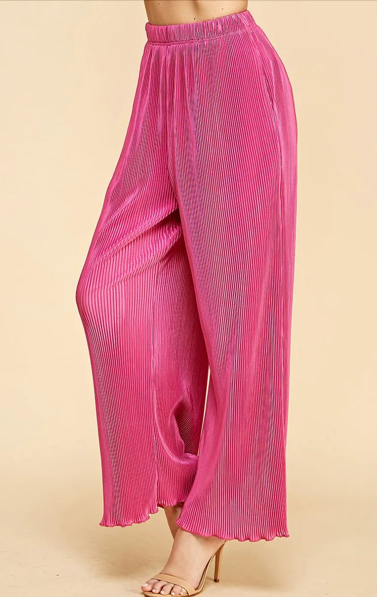 High Waisted Pleated Pants