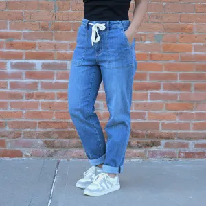 High Waisted Pull On Jogger