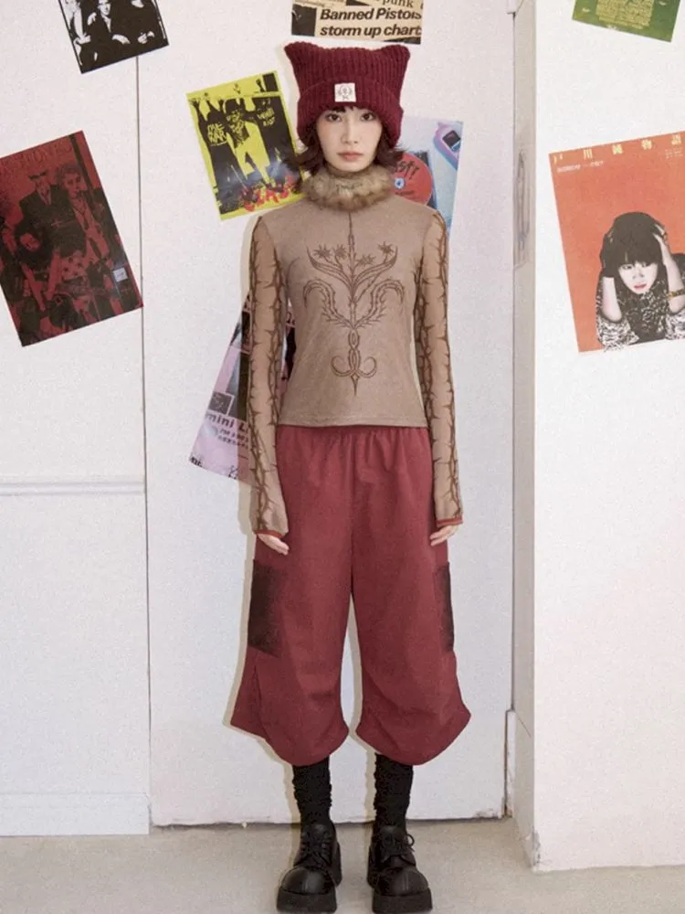 High Waisted Straight Leg Pants【s0000012270】