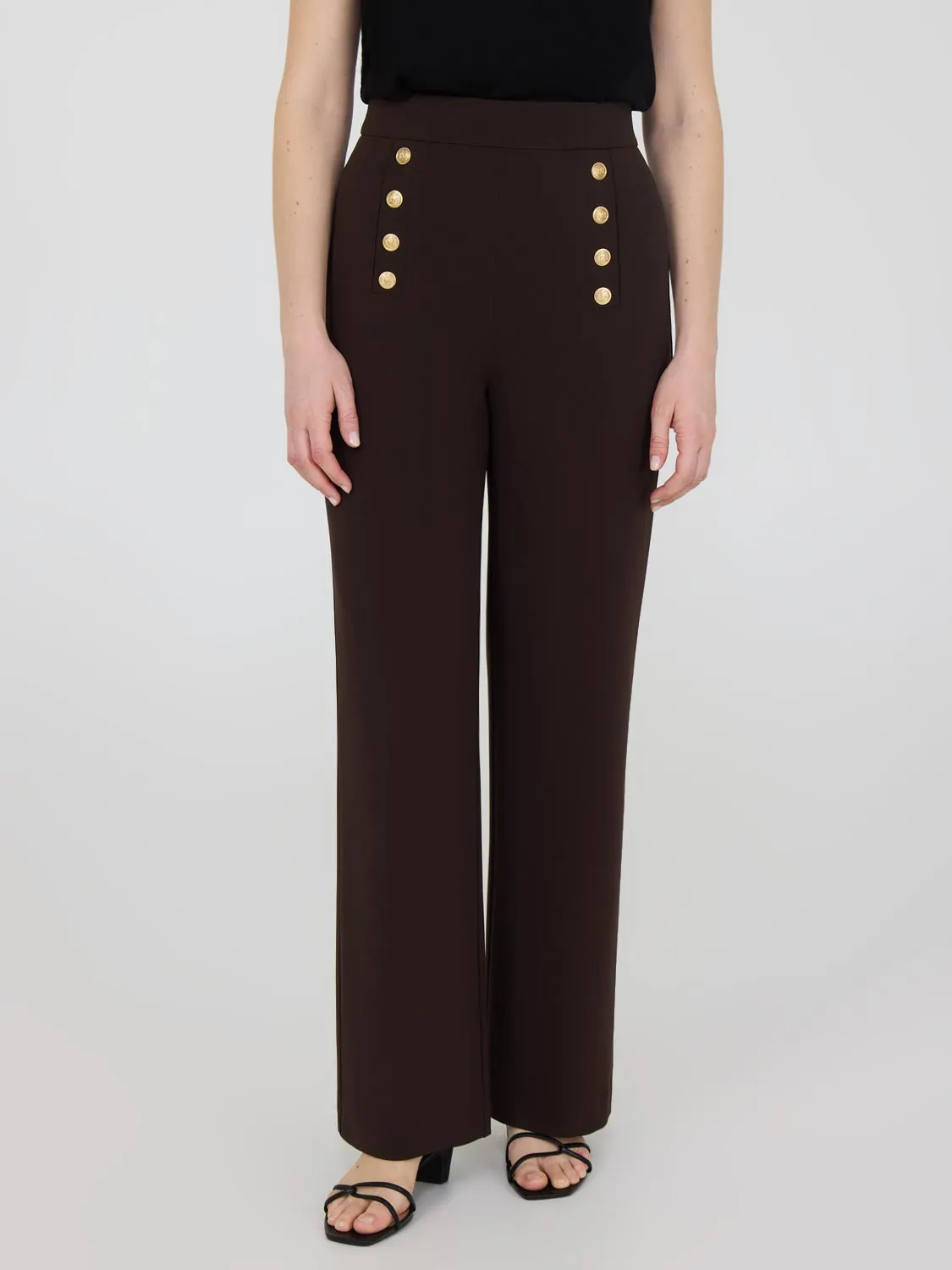 High-Waisted Wide Leg Pants