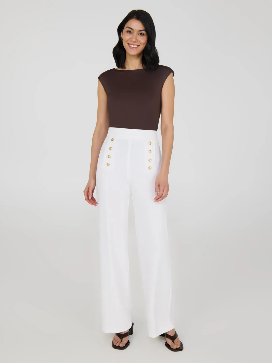 High-Waisted Wide Leg Pants