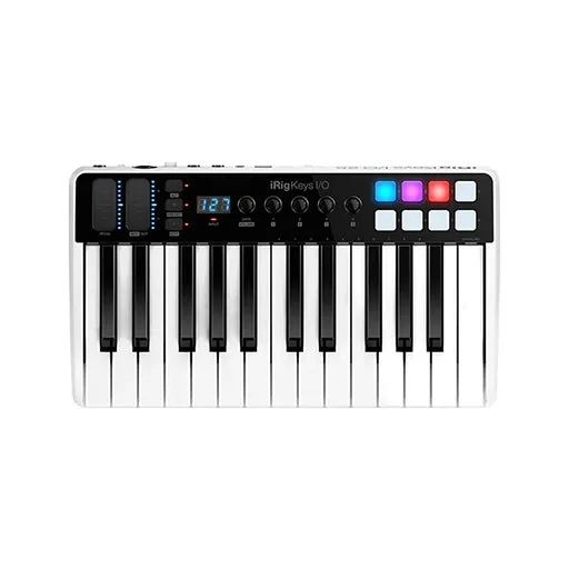 IK Multimedia iRig Keys I/O 25 - 25-Key Keyboard Controller For Mac & PC W/ Audio Interface