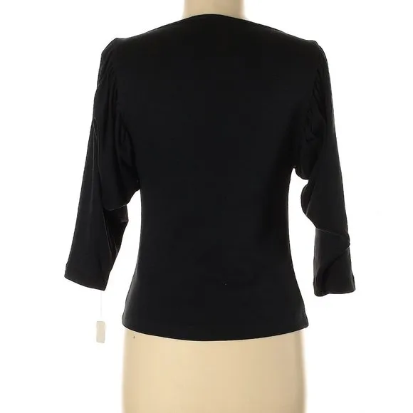 Ilya by Robert Krugman Vintage Jersey 2 pc Midi Dress/Skirt/Outfit Black Sz M