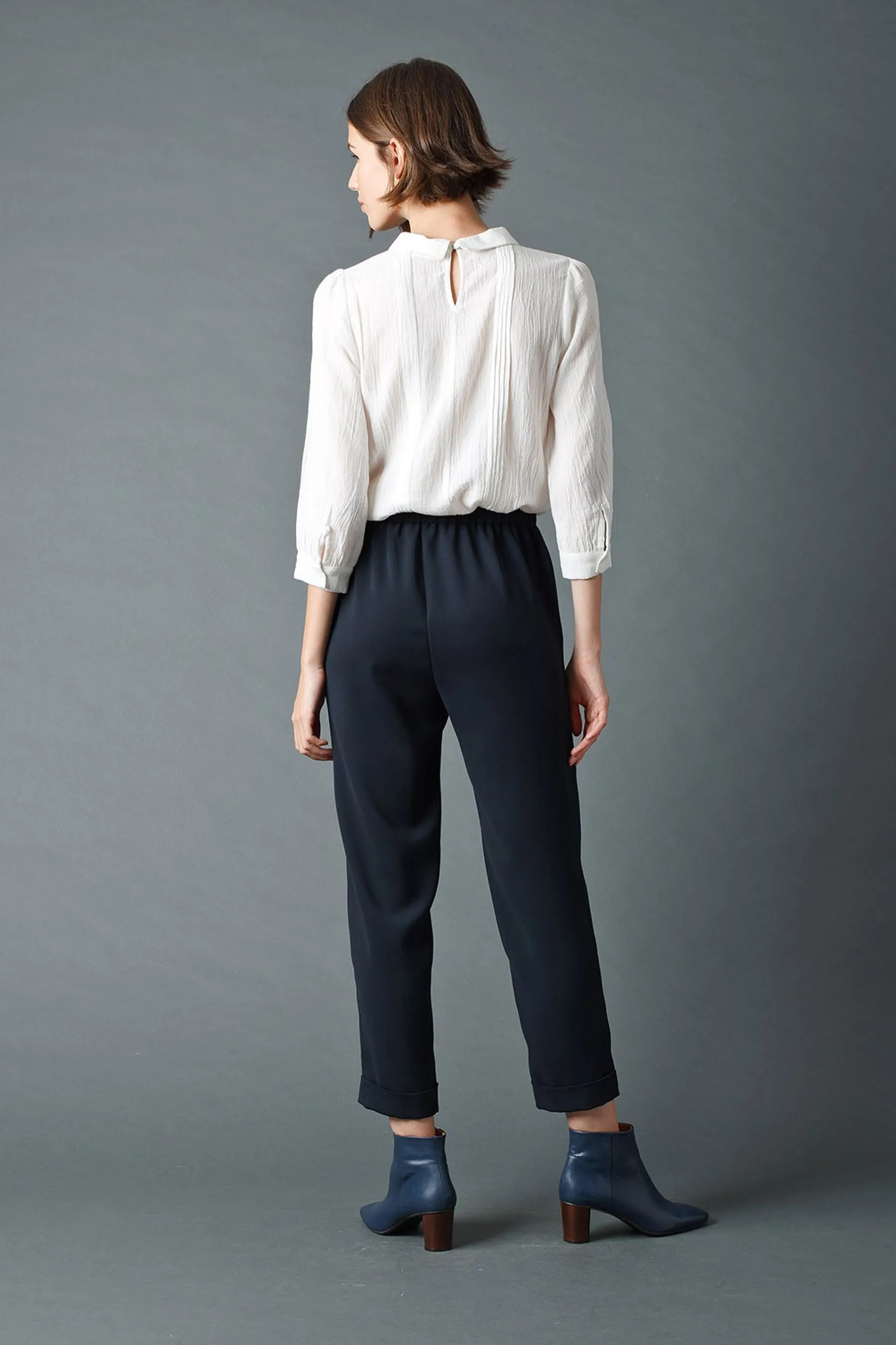 Indi & Cold Micaela Pants (Navy) - FINAL SALE
