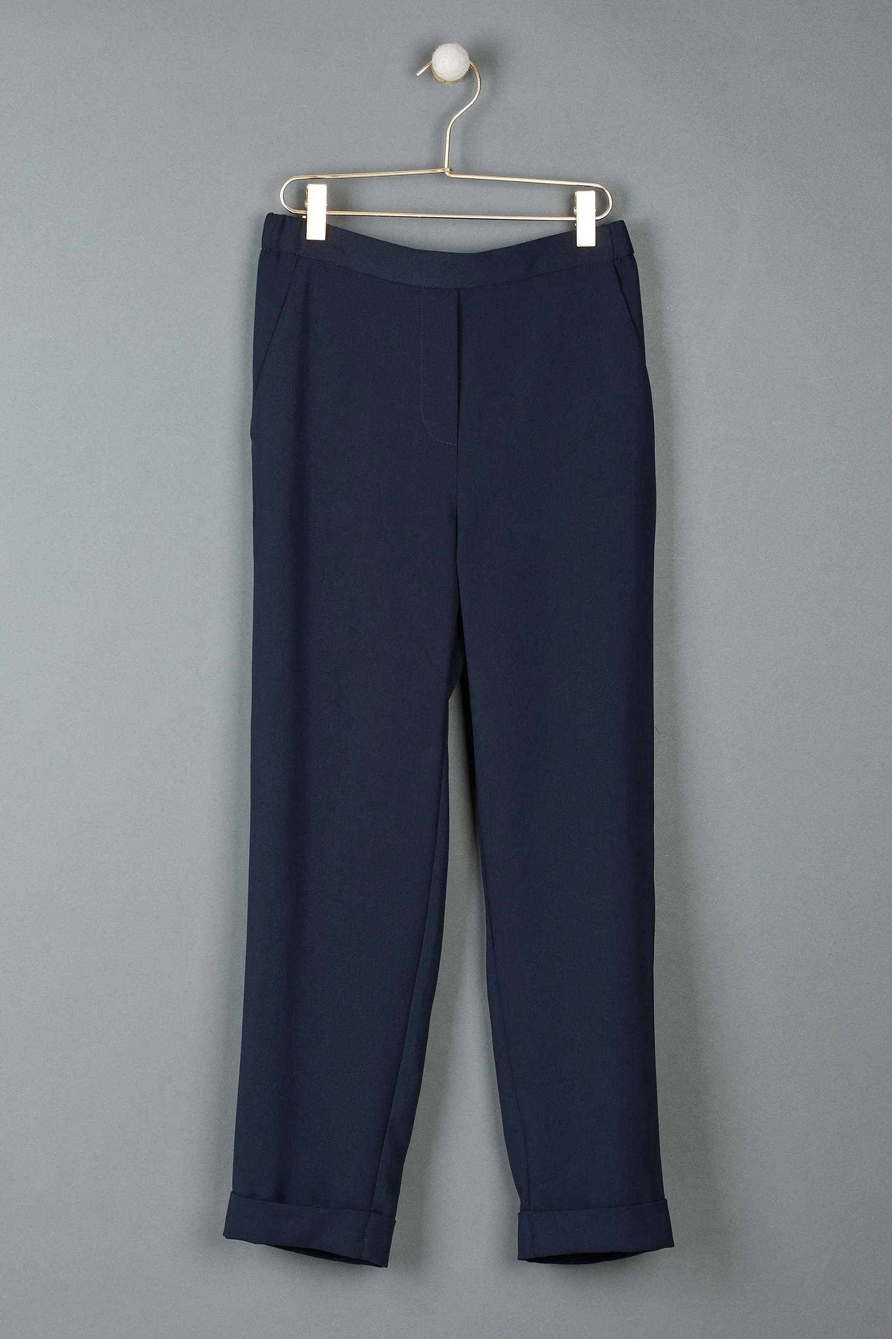 Indi & Cold Micaela Pants (Navy) - FINAL SALE