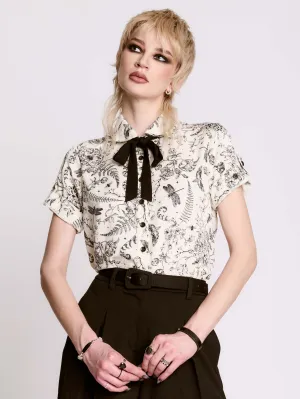 Ivory Victorian Academia Shirt