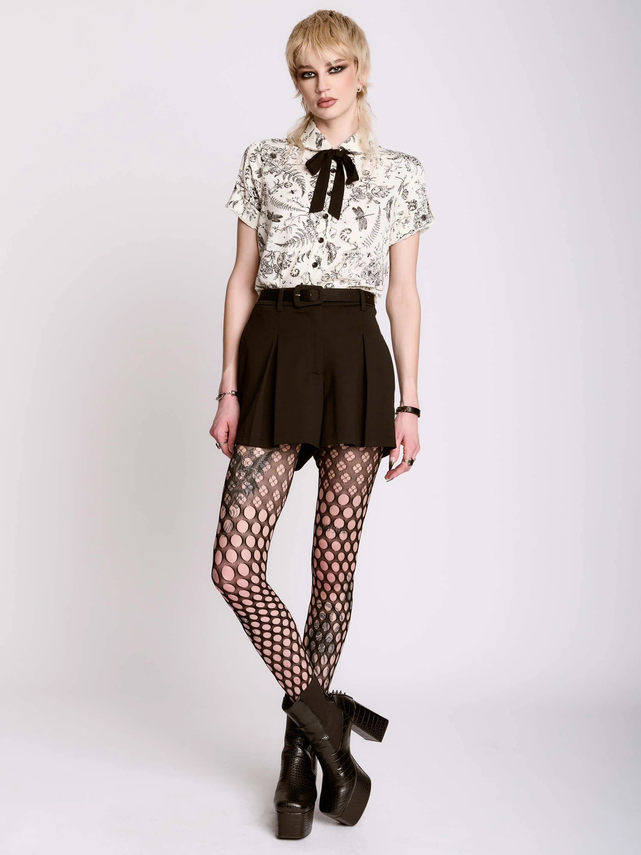 Ivory Victorian Academia Shirt