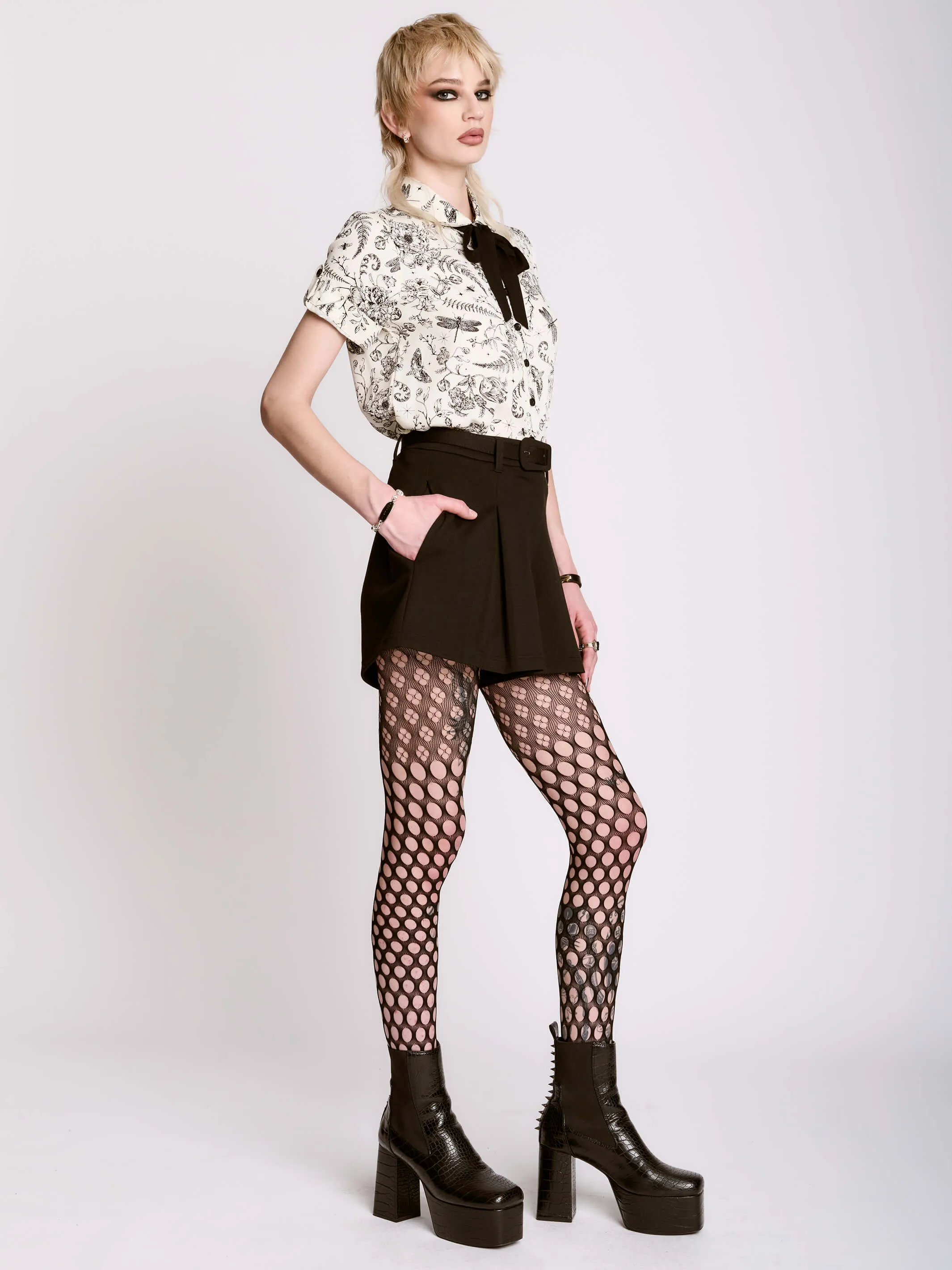 Ivory Victorian Academia Shirt