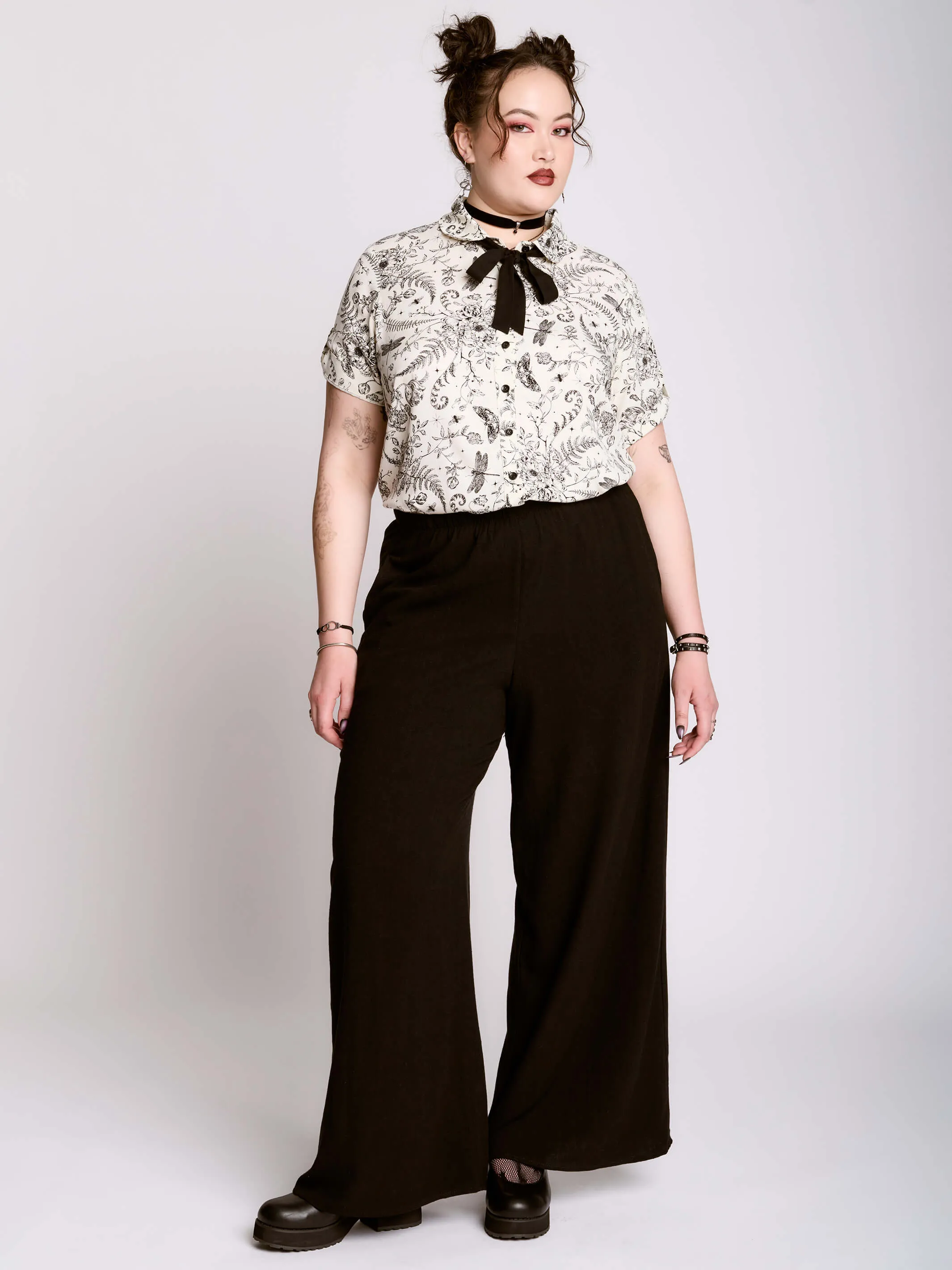 Ivory Victorian Academia Shirt