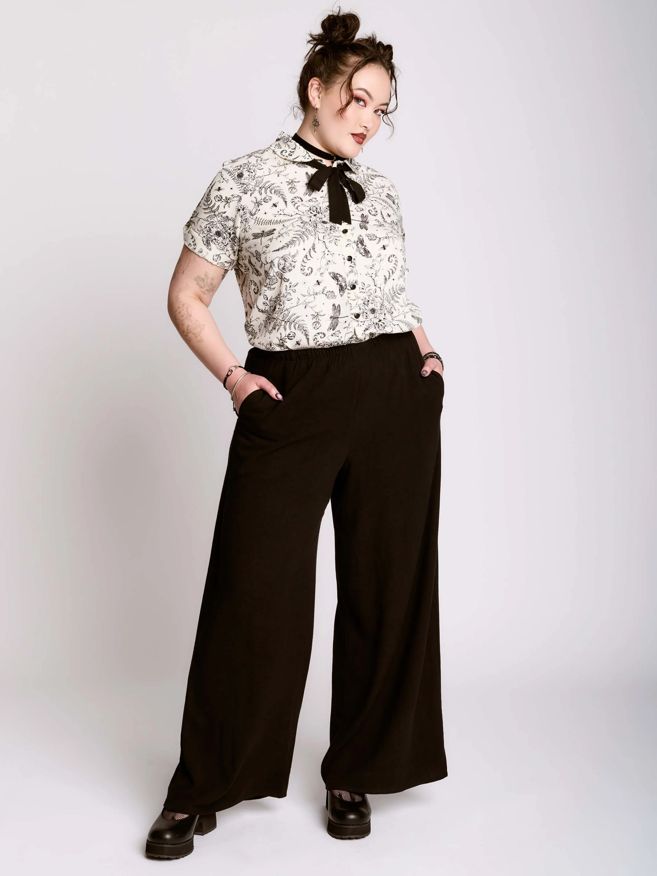 Ivory Victorian Academia Shirt