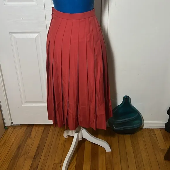JAEGER London Vintage Pleat Skirt 6 Small