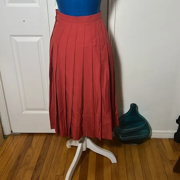 JAEGER London Vintage Pleat Skirt 6 Small