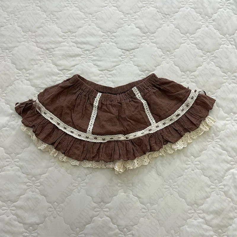 JazzHer Kawaii vintage Casual Plaid Pattern Women Crop Tops Streetwear Y2K Sweet Versatile Slim Harajuku Hip Hop Emo Girl Chic baby Tops