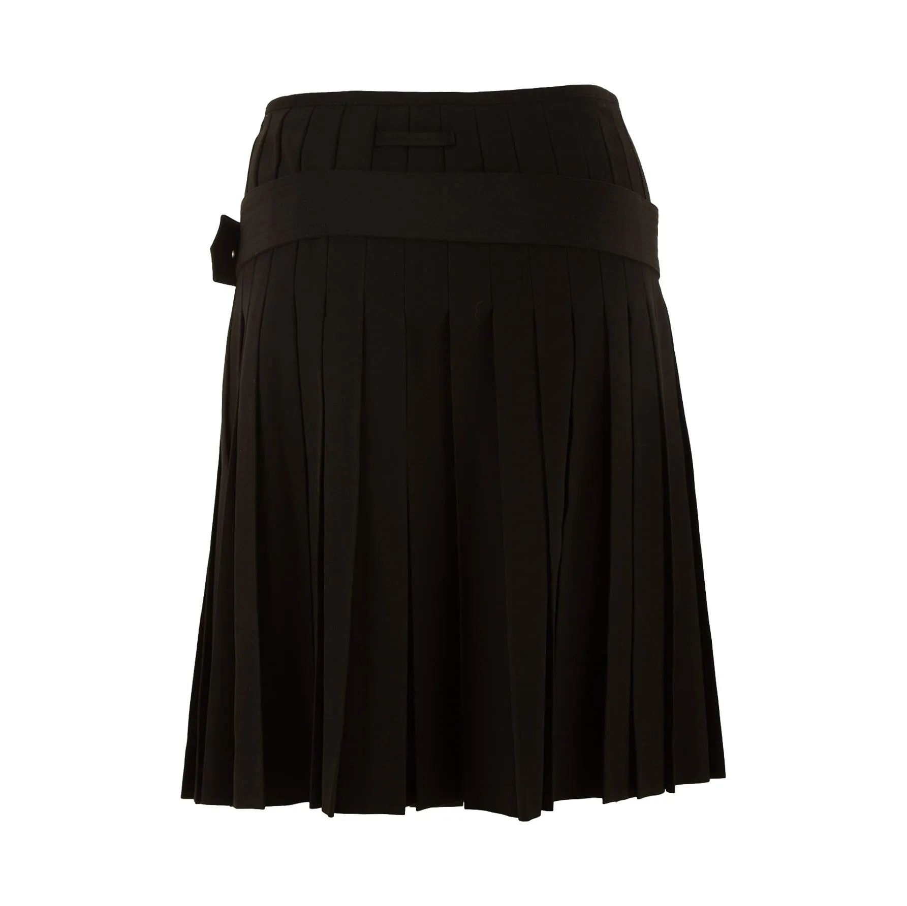 Jean Paul Gaultier Black Pleated Skirt