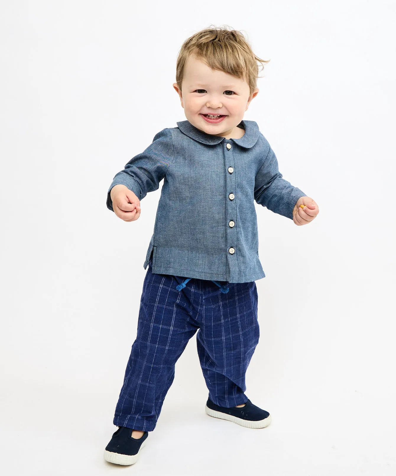 Jefferson Baby Shirt, Denim