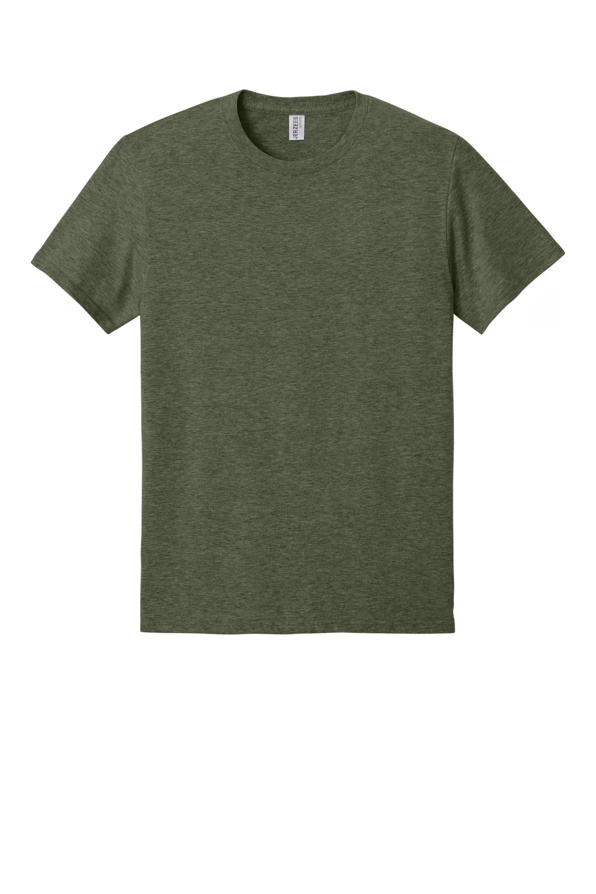 Jerzees Ultimate Unisex Ring Spun T-Shirt IC46M Military Green Heather