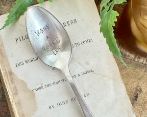 'Jesus & Sweet Tea' vintage stamped spoon