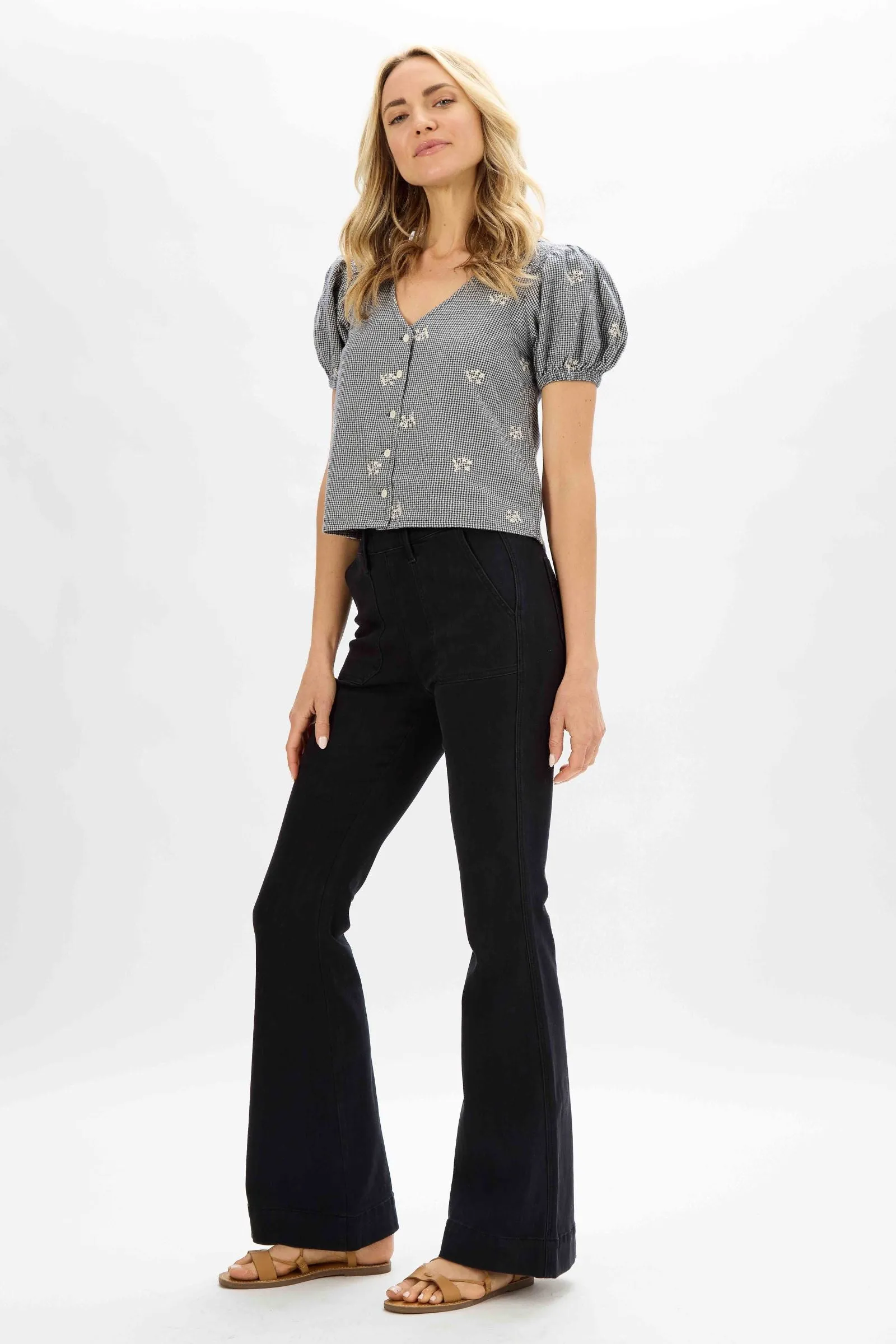 Judy Blue | Black Pull On Flares