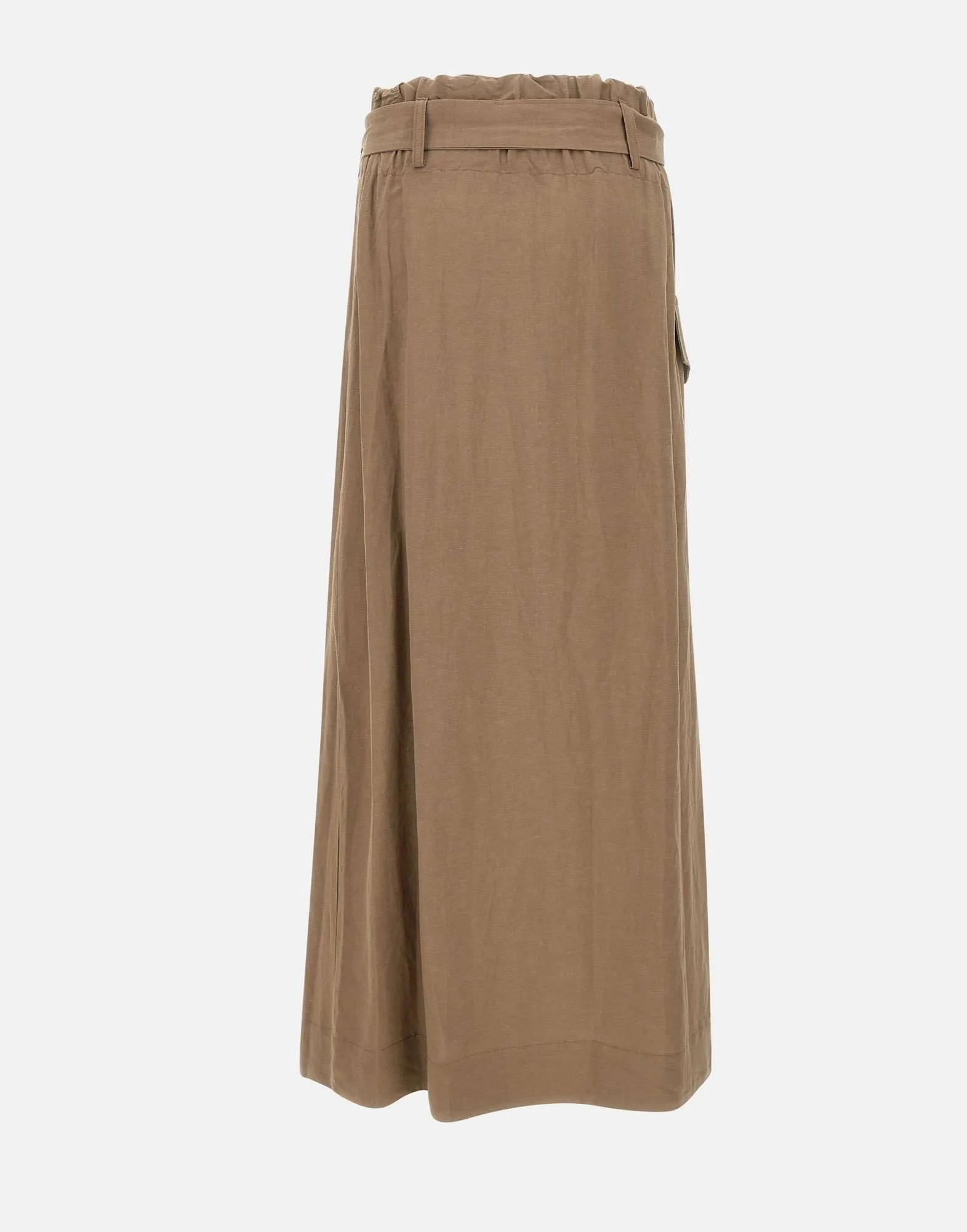 Kaos taupe viskoslinne blandningskjol
