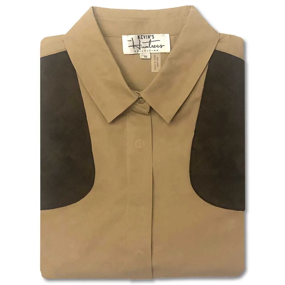 Kevin's Huntress Short Sleeve Puff Sleeve Blouse