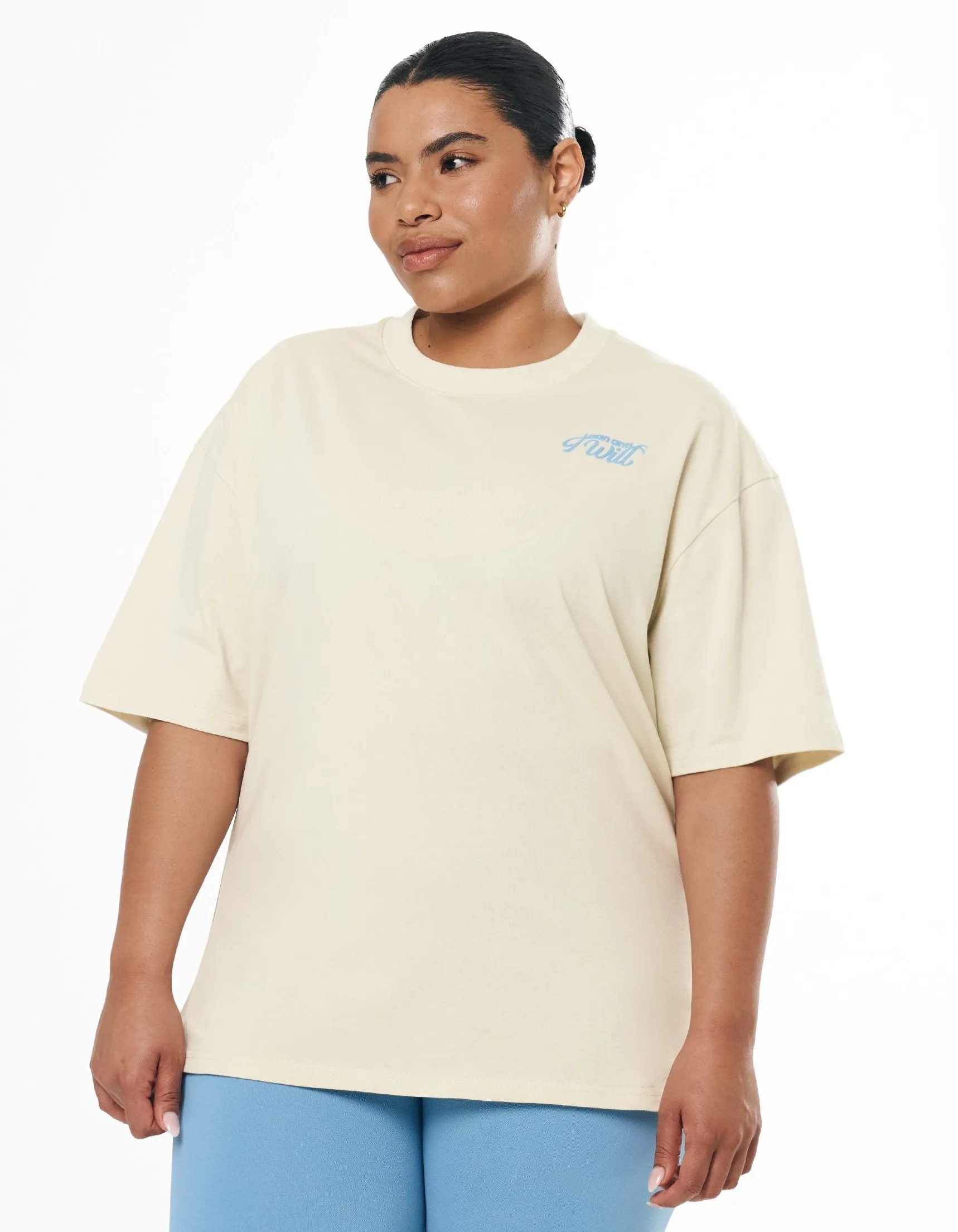 Kic I Will Tee - Cream