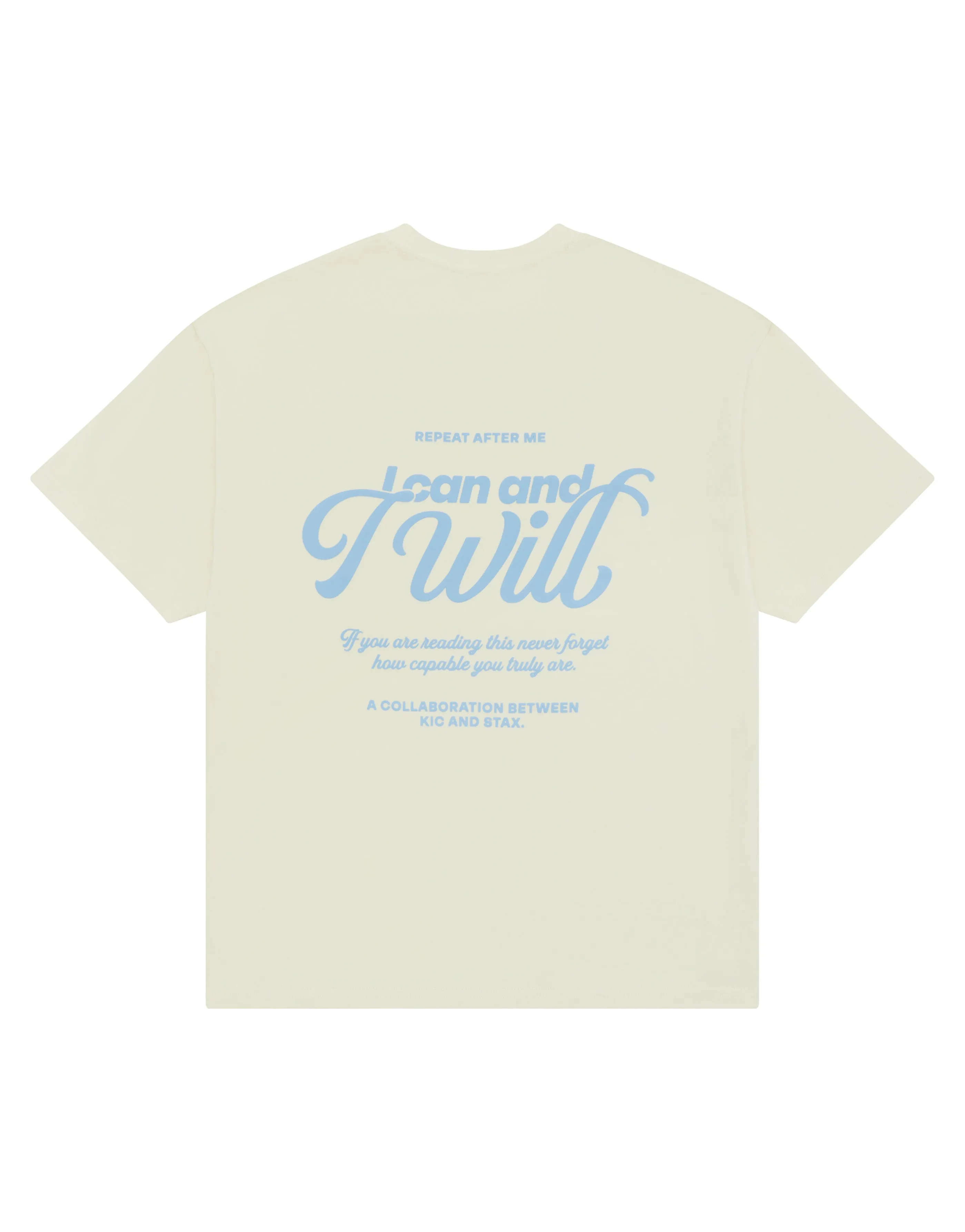 Kic I Will Tee - Cream