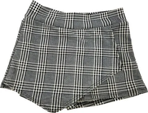 KIDS PLAID ENVELOPE SKORT