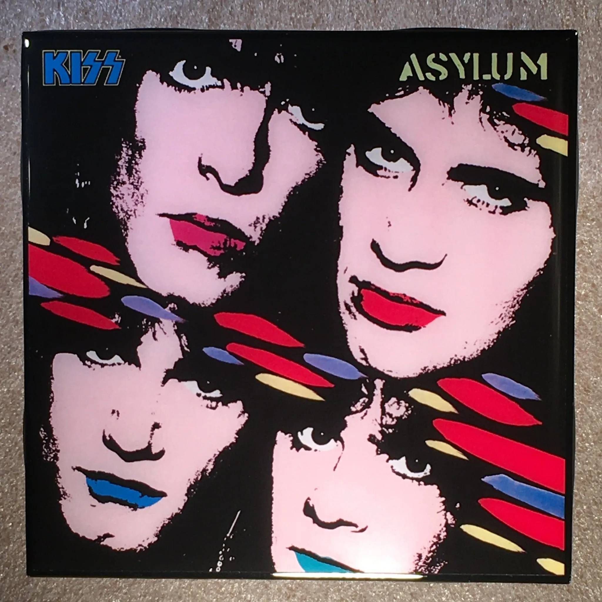 KISS Asylum Coaster Record Cover Ceramic Tile