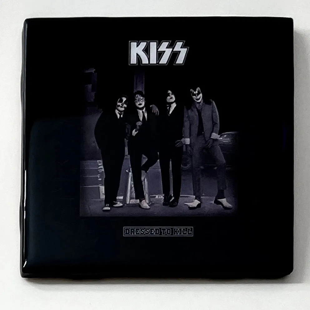 KISS Dressed to Kill Coaster Custom Ceramic Tile