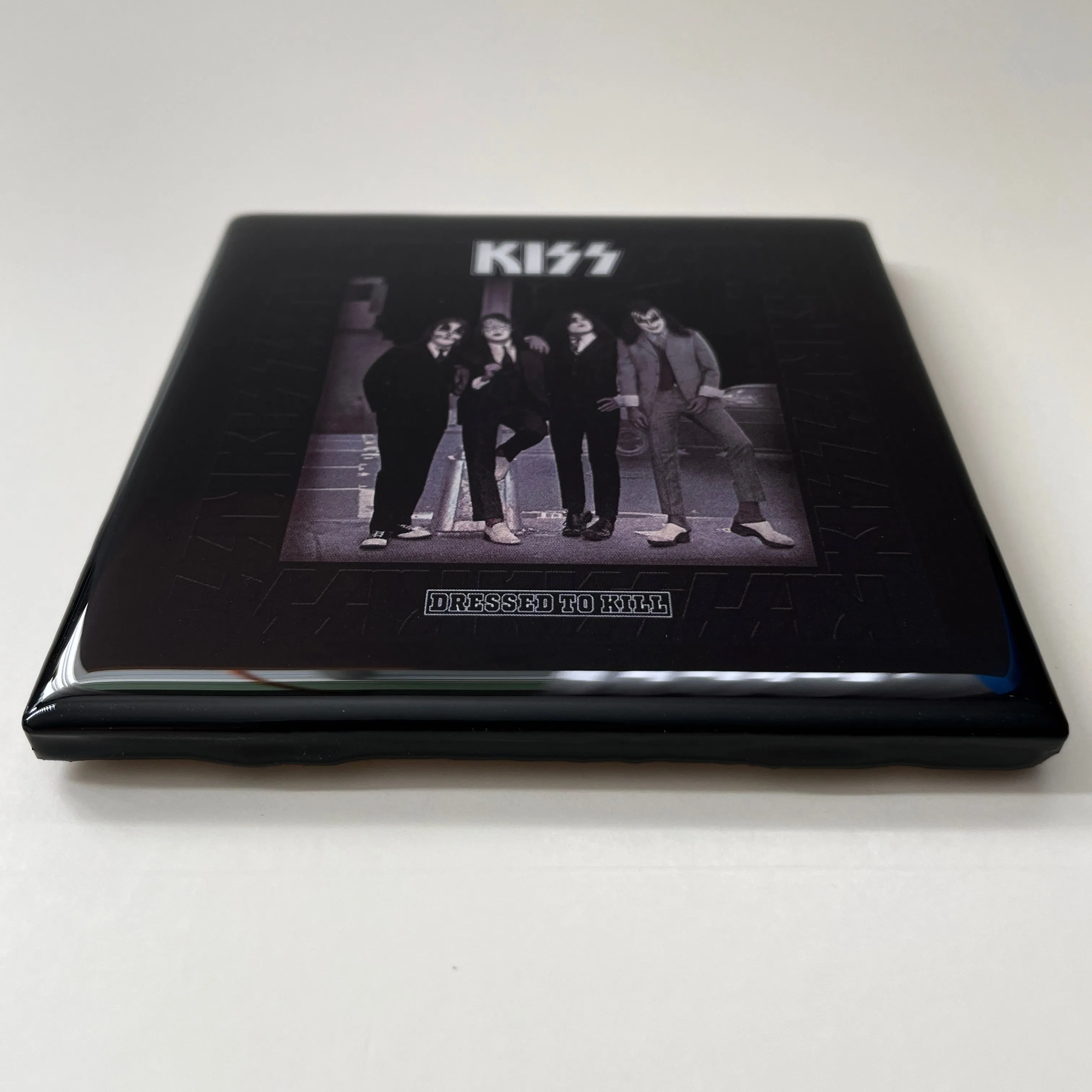 KISS Dressed to Kill Coaster Custom Ceramic Tile