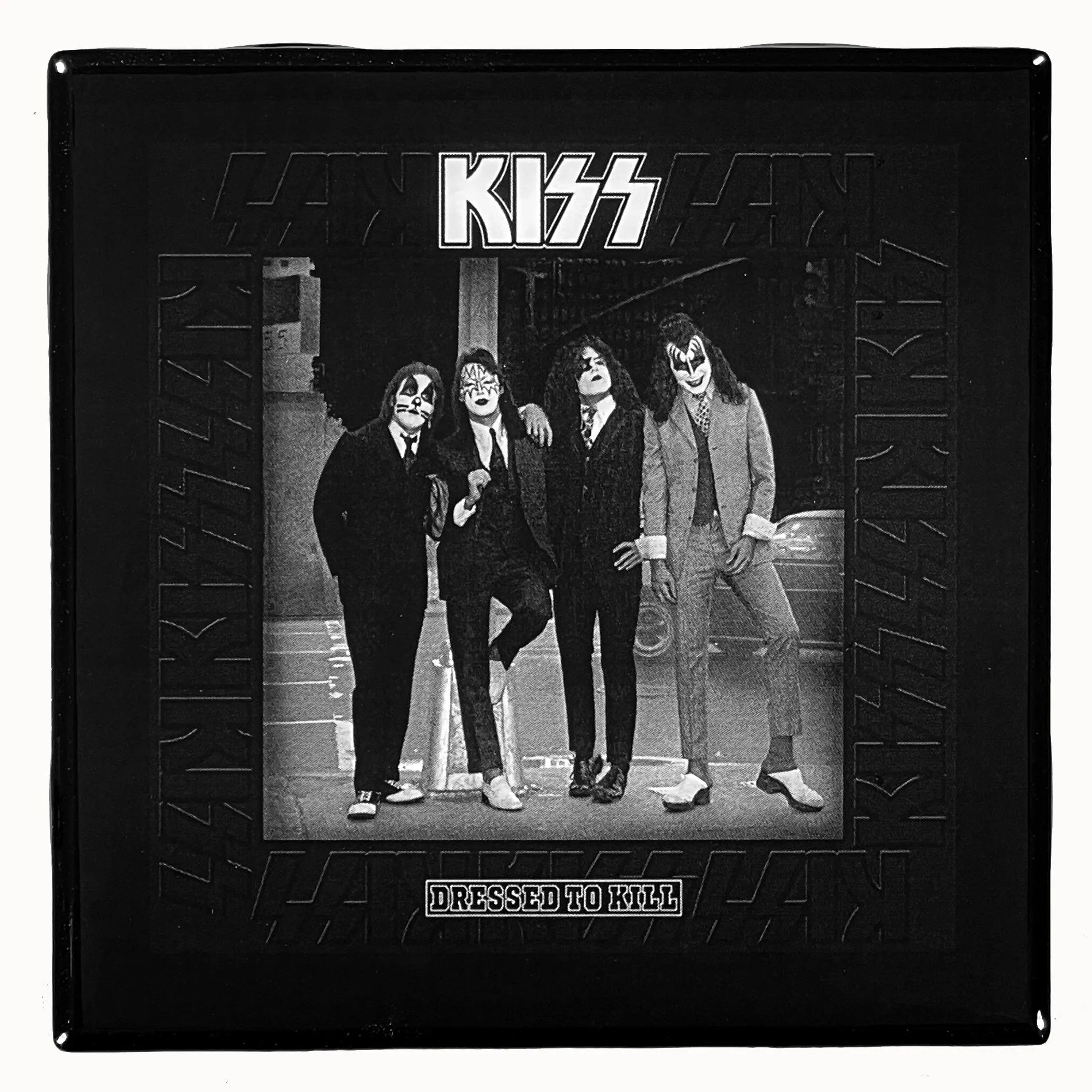 KISS Dressed to Kill Coaster Custom Ceramic Tile