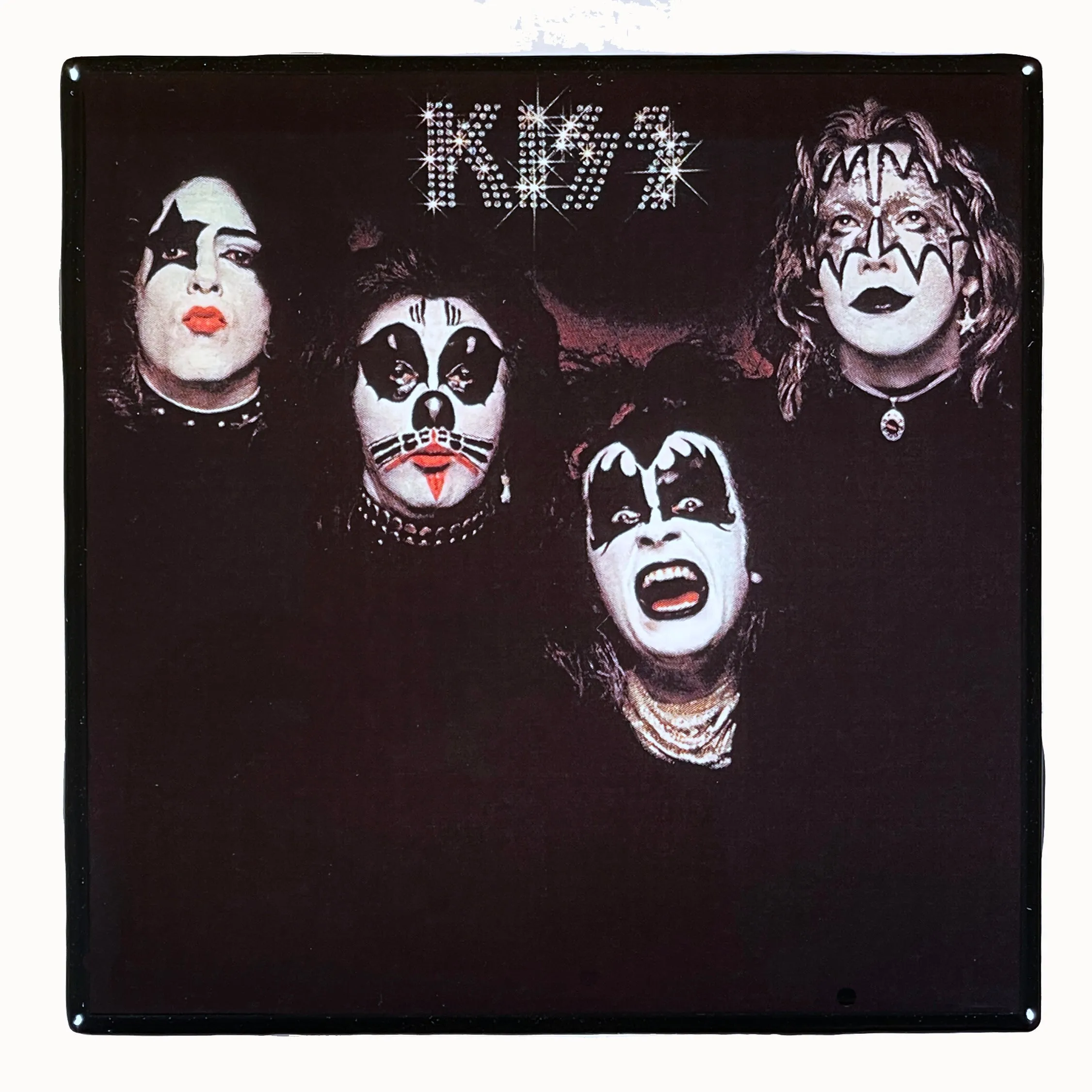 KISS First Album Coaster Custom Ceramic Tile