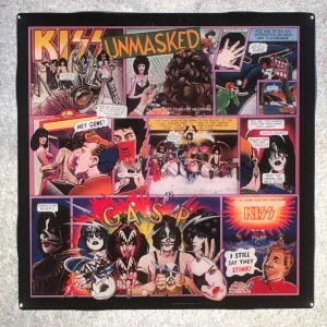 KISS Unmasked Coaster Custom Ceramic Tile