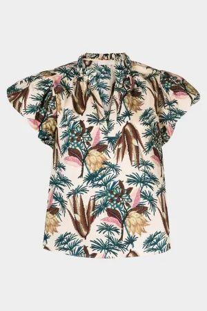Klara Puff Sleeve Top in Wildflower